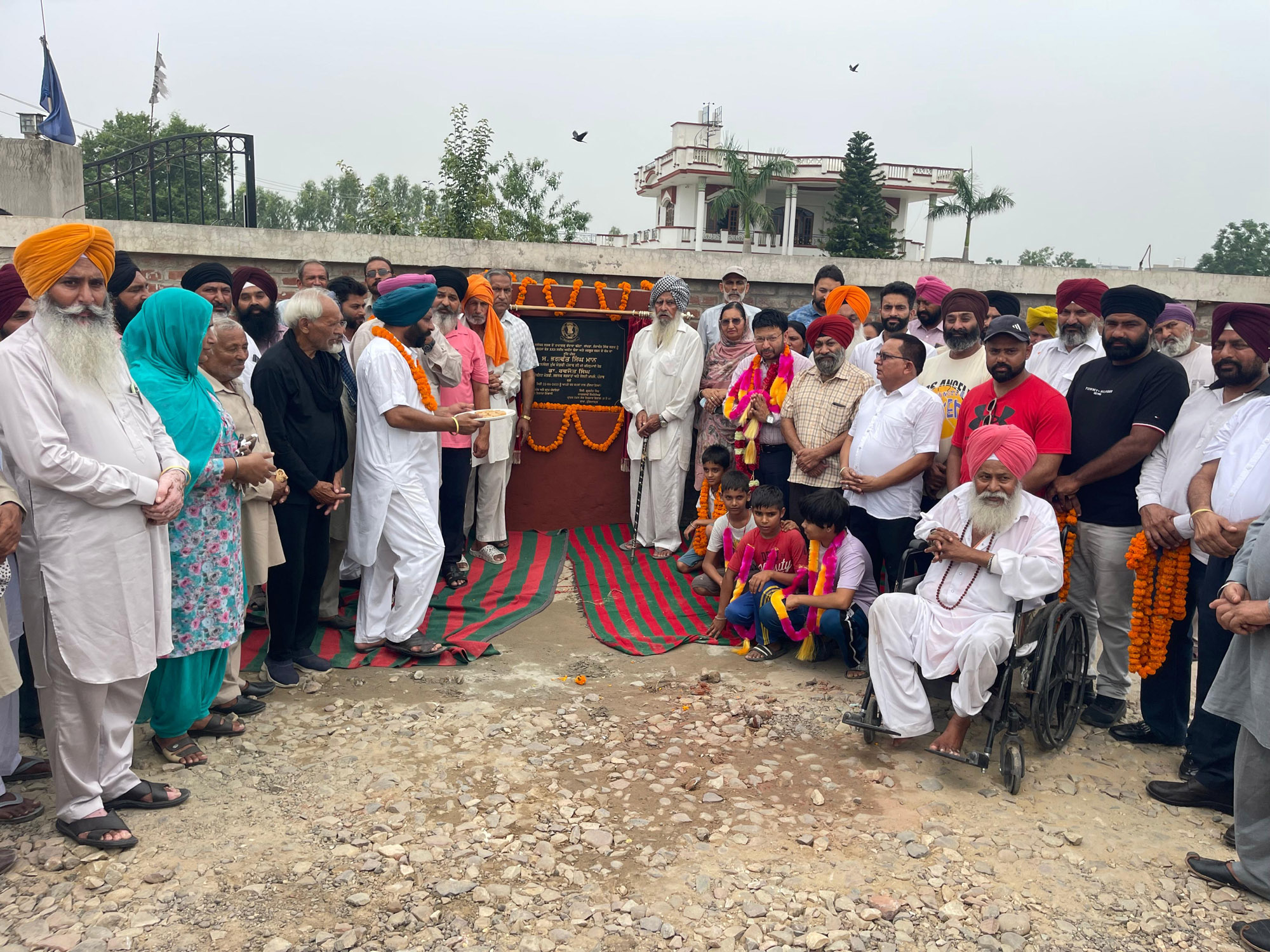 Cabinet Minister Dr. Ravjot Singh inaugurated the construction work of a 7.76 km long road